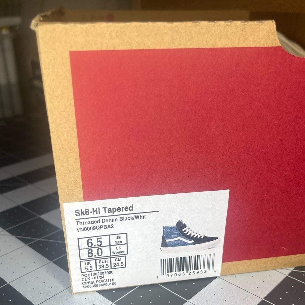 - Vans Sk8-high tapered
‘Threaded denim
brand new
🔥 - Picture 10 of 11